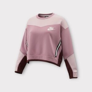 Nike Pink Colorblock Crewneck Sweatshirt